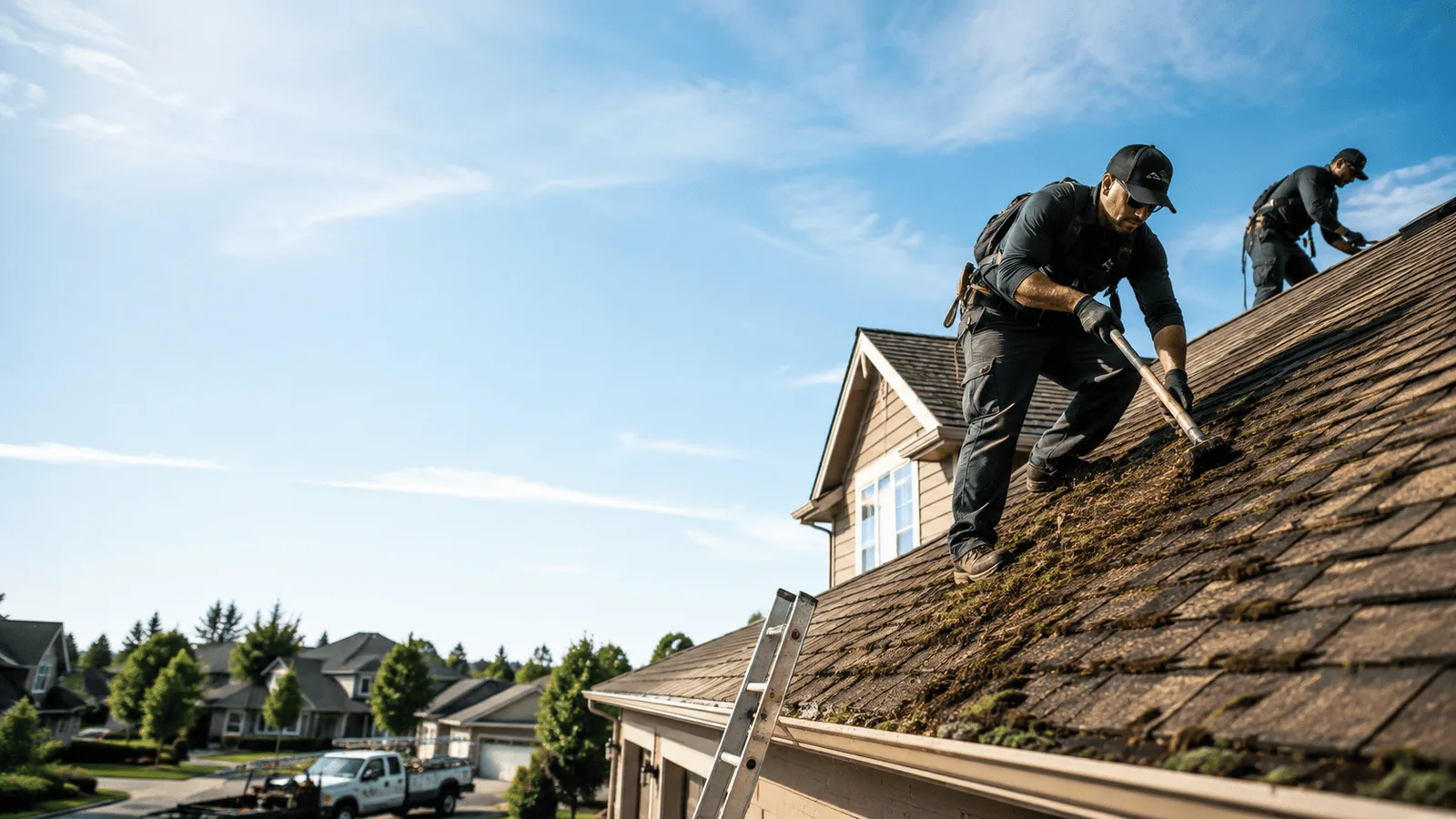 Roof Moss Removal in West Jefferson, OH near me